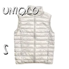 UNIQLOユニクロ  メンズ ウルトラライトダウンベスト S シルバーグレー【古着】【中古】【送料無料】
