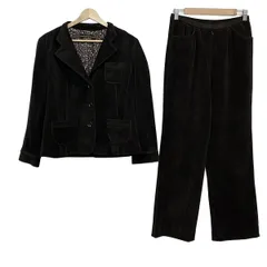 Leilian(レリアン) レディースパンツスーツ レディース美品  - ダークブラウン コーデュロイ