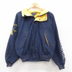 G3185*ノーティカ☆セーリング☆ジャケット☆赤紺☆ボーダー☆90s