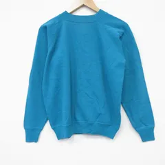 S/古着 ヘインズ 長袖 スウェット メンズ 90年代 90s 無地 ラグラン クルーネック USA製 水色 25dec10
