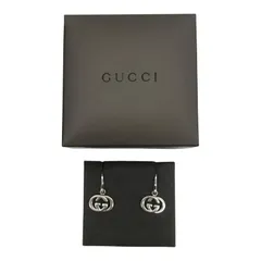 ▼▼GUCCI グッチ アクセサリー ピアス SILVER925 インターロッキングGピアス