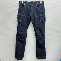 【FieldCore フィールドコア ワークマン】 ストレッチ マイクロウォームパンツ カーゴデニムパンツ ワークパンツ L 裏起毛 HP002 インディゴ