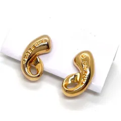 美品★ GIVENCHY ジバンシー イヤリング ロゴ ゴールド ヴィンテージ ジバンシィ