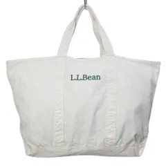 エルエルビーン L.L.BEAN 301371 グローサリートート バッグ キャンバス ロゴ刺繡 アウトドア 鞄 A4収納 ナチュラル ユニセックス /X