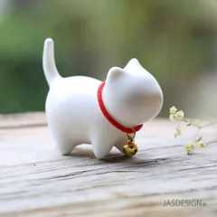 猫 置物 オブジェ 猫の置物 インテリア小物 可愛い ねこグッズ 招き猫 動物 雑貨 プレゼント セラミック 磁器 ミニ 小さい 癒し 送料無料 JM-382