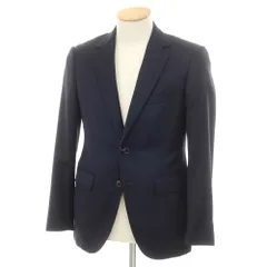 【中古】アザブテーラー azabu tailor ウール テーラードジャケット ネイビー【サイズ42】【メンズ】