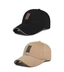 ベースボールキャップ メンズ レディース シンプル 無地 ロゴタグ付き サイズ調整可能
