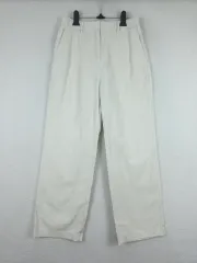 ムシンサスタンダード 24年6月製造 レディース アイボリー コーデュロイ ワイド パンツ (28)