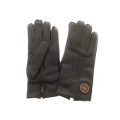 【新品】ヤコブコーエン JACOB COHEN ディアスキン カシミヤライニング 手袋 グローブ ダークブラウン【サイズM】【メンズ】