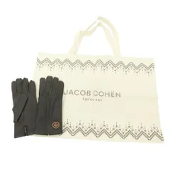 【新品】ヤコブコーエン JACOB COHEN ディアスキン カシミヤライニング 手袋 グローブ ダークブラウン【サイズXL】【メンズ】