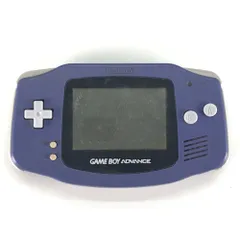 □任天堂 ゲーム機本体 GBA ゲームボーイアドバンス本体 バイオレット 本体のみ ジャンク品