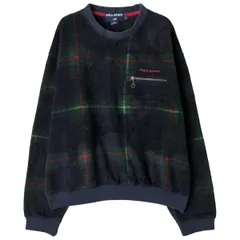 古着 ラルフローレン Ralph Lauren POLO SPORT ポロスポーツ チェック柄 フリーススウェットシャツ トレーナー USA製/eaa611207