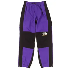 極美品△GUCCI×THE NORTH FACE グッチ×ザ・ノースフェイス 2021年製 663766 ロゴ刺繍 バイカラー トラックパンツ カーゴパンツ ワーク パンツ パープル ブラック S 正規品 メンズ