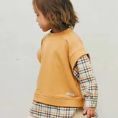 《新品》ベストとくっつきトップス p.premier 80～110サイズ 子供服 P411015