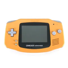 □任天堂 ゲーム機本体 GBA ゲームボーイアドバンス本体 オレンジ 本体のみ