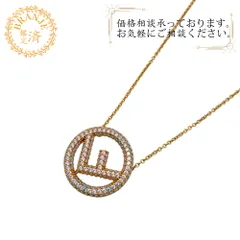 FENDI フェンディ  ラインストーン F is Fendi  ネックレス ゴールド レディース