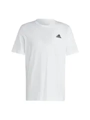 アディダス(adidas) 半袖Tシャツ エッセンシャルズ シングルジャージー ロゴ刺しゅうスモール メンズ ホワイト ECR01-IC9286