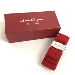 【中古品】Salvatore Ferragamo ヴァラ・リボン バレッタ フェラガモ ヘアアクセサリー GTのサムネイル