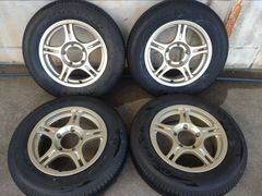 タニグチ CASTEC レボルバー ジムニー 16×5.5J +20　139.7-5H ＆　ブリヂストン デューラーH/L 852 175/80R16　4本セット