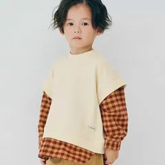 《新品》ベストとくっつきトップス p.premier 80～120サイズ 子供服 P411015