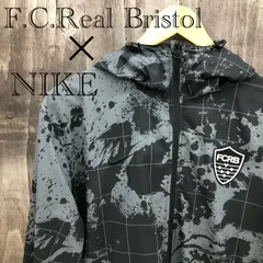FC Real Bristol ×NIKE　エフシーレアルブリストル ナイキ ナイロン ジャケット ７８９５２６－０１２ ポリエステル 裏地メッシュ メンズ 総柄 M