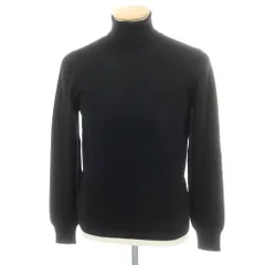 【中古】グランサッソ GRAN SASSO ハイゲージ ウール タートルネック プルオーバーニット ブラック【サイズ44】【メンズ】 中古】グランサッソ GRAN SASSO ハイゲージ ウール タートルネック