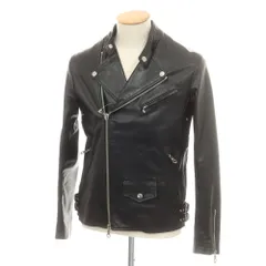 【中古】チンクアンタ Cinquanta ホースレザー ライダースジャケット ブラック【サイズ44】【メンズ】のサムネイル
