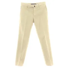 【中古】インコテックス INCOTEX ストレッチ コットン カジュアルスラックスパンツ ベージュ【サイズ44】【メンズ】