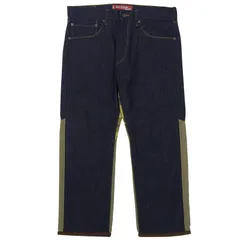極美品▲JUNYA WATANABE MAN COMME des GARCONS Levis ジュンヤワタナベ マン コムデギャルソン リーバイス WC-P212-051 コットン100％  デニムパンツ インディゴブルー マルチ XS 日本製 正規品 メンズ