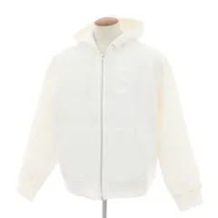 【中古】シュプリーム Supreme 2025年秋冬 S Logo Zip Up Hooded Sweatshirt パーカー ホワイト【サイズM】【メンズ】