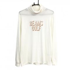 BEAMS GOLF タートルネック長袖シャツ ホワイト - メルカリ