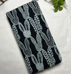 【現品限り】pomppia　navy ＊iPhone X/XSケース手帳型のサムネイル