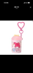 マイメロディ ピンク コインシリンダー キーホルダー
