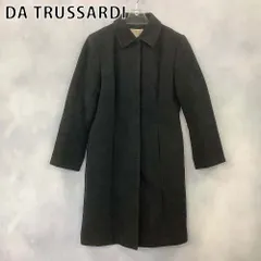 DA TRUSSARDI ダトラサルディ ステンカラーコート アンゴラ&カシミヤ混