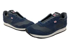ウォルシュ Walsh Ensign Leather エンサイン レザー ローカット シューズ スエード ランニング 紺 ENL70003 メンズ靴 スニーカー ネイビー サイズ UK6 104S-1145のサムネイル