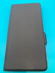 AQUOS R7 手帳型ケース ブラック シンプル カード収納付き