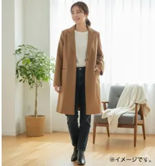 URBAN RESEARCH アーバンリサーチ チェスターコート キャメル ブラウン サイズ38 総丈89.5cm 袖丈61cm きれいめ 通勤 上品 レディース 上質中古 SumiSelectMarket厳選のサムネイル