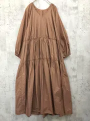 BMING LIFE STORE by BEAMS ビーミングライフストアバイビームス ワッシャー ティアード ワンピース sizeM/茶 ◇■ レディース