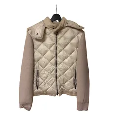 C445 EMMETI（エンメティ）ハイブリッド・ダウンジャケット 異素材ミックス  ムートンダウン 高級品 サイズ 48