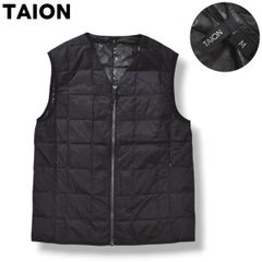 TAION/RE Vertical quilt Rvs Down Vest - メルカリ