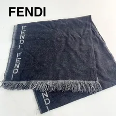 【訳アリ】FENDI マフラー フェンディ 古着 クリーニング済み ウール