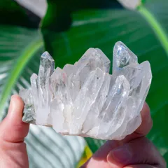 【一点物】 ヒマラヤ水晶原石 【208g】クラスター・透明・レシーバー・バーコード・レインボー / クリスタル ヒマラヤ