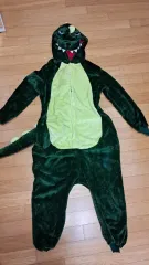 恐竜 動物 パジャマ 緑色