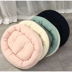 犬ベッド ペット ベッド 犬 猫 クッション マット シンプル ふわふわ もこもこ 柔らかい 丸洗い可 選べる４色
