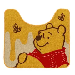 ディズニー くまのプーさん トイレタリー2点セット (トイレマット・蓋カバーセット) ハニーライフ Disney