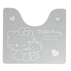 サンリオ ハローキティ 透明トイレマット ふんわりキティちゃん Sanrio
