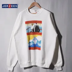90s USA製 ジャージーズ JERZEES スウェット XL ホワイト HRLA タグ付き ヴィンテージ Vintage スーベニア アメカジ ストリート Y2K オーバーサイズ ビッグシルエット 古着 B609