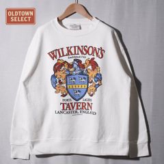 90s USA製 ヴィンテージ スウェット L ホワイト 1992年製 THE PERFECT SHIRT パーフェクトシャツ  Vintage WILKINSON'S アドバタイジング ウィルキンソン ストリート オーバーサイズ 古着 B809