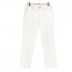 バーバリーゴルフ パンツ 白 後ろロゴ刺しゅう ストレッチ メンズ 87 ゴルフウェア BURBERRY GOLF