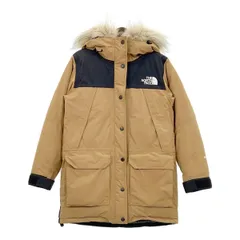 THE NORTH FACE ノースフェイス マウンテン ダウンコート NDW92237 ジャケット ファー ジップアップ GORE-TEX アウトドア 防寒 レディース Mサイズ ブラウン アウター DL17862■